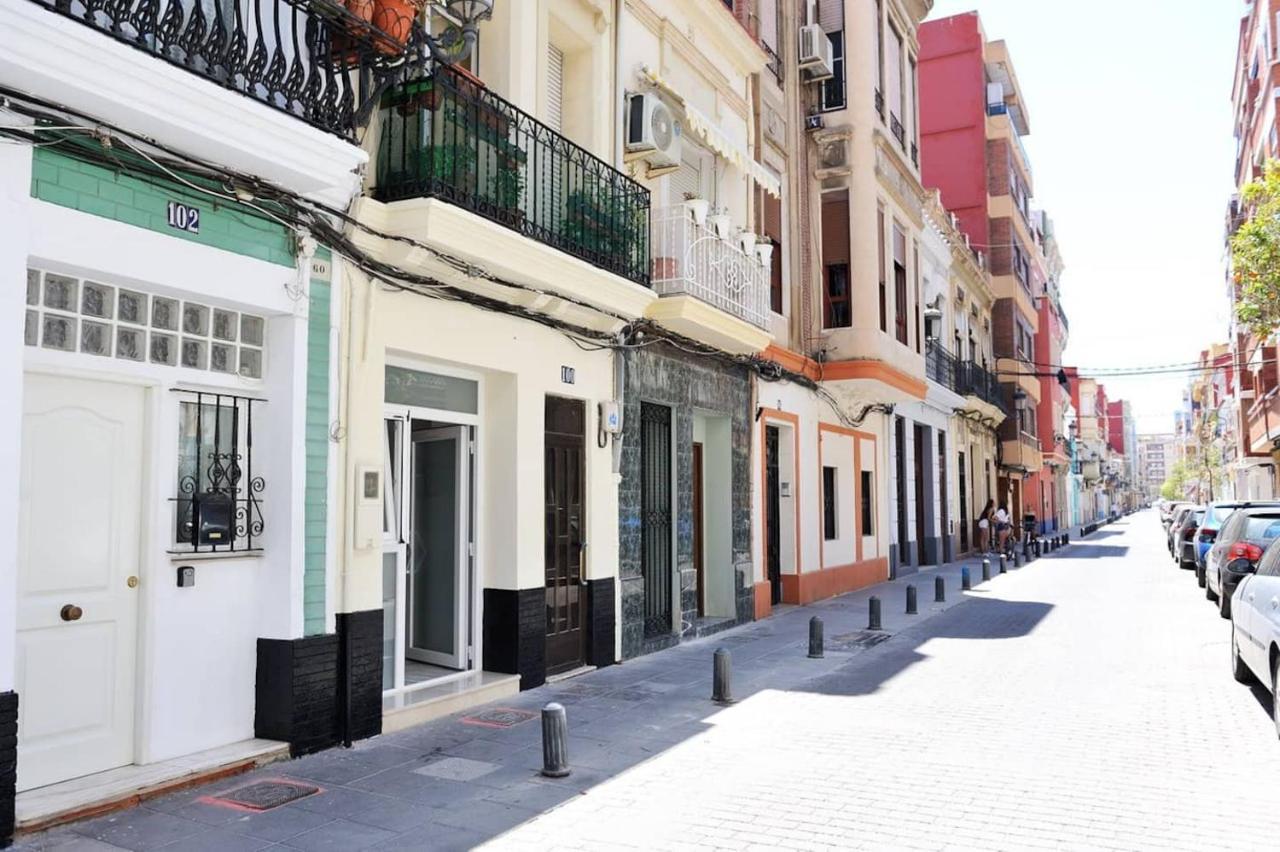 Chic Estudio Privado Al Lado De La Playa Valencia Kültér fotó