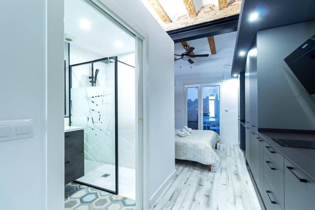 Chic Estudio Privado Al Lado De La Playa Valencia Kültér fotó